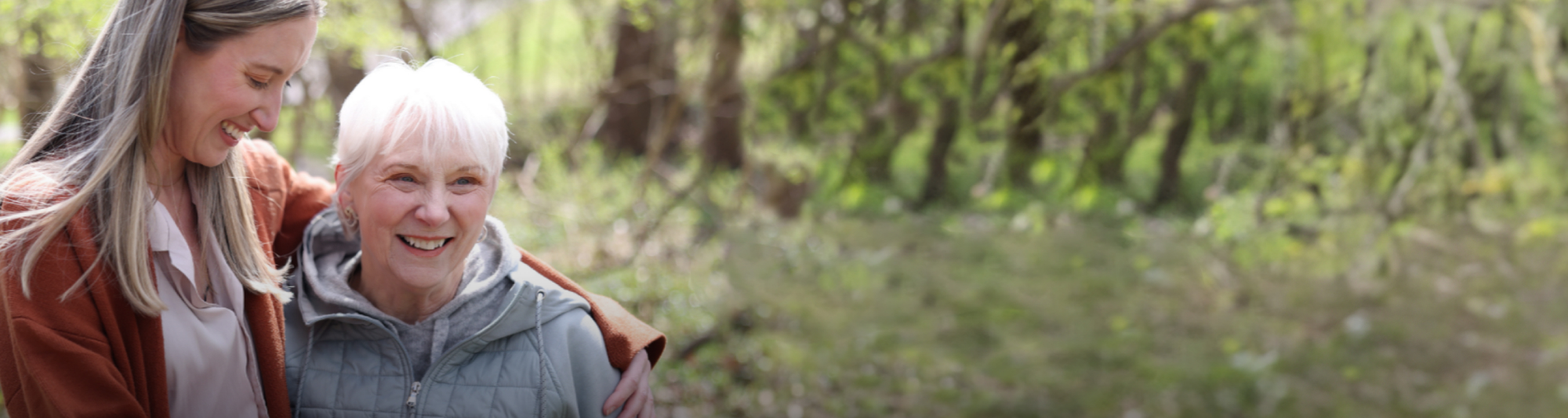 A video of Nina and her daughter, Megan, spending time outdoors and smiling