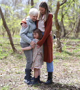 Nina with her daughter and granddaughter