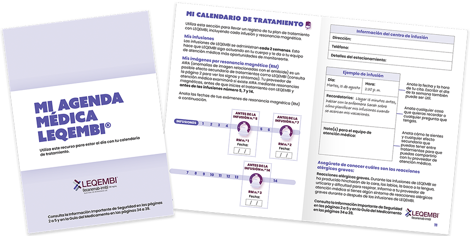 Agenda médica de LEQEMBI® (lecanemab-irmb)