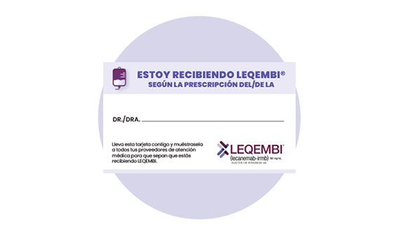 LEQEMBI® (lecanemab-irmb) Tarjeta de Billetera